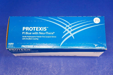 PROTEXIS 71-2D73EB75 Pl Blue with Neu-Thera Polyisoprene Gloves 7-1/2~Pack of 50